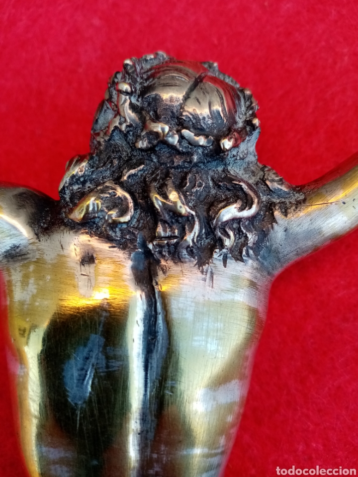 Antig&uuml;edades: Cristo realizado en metal - Foto 2