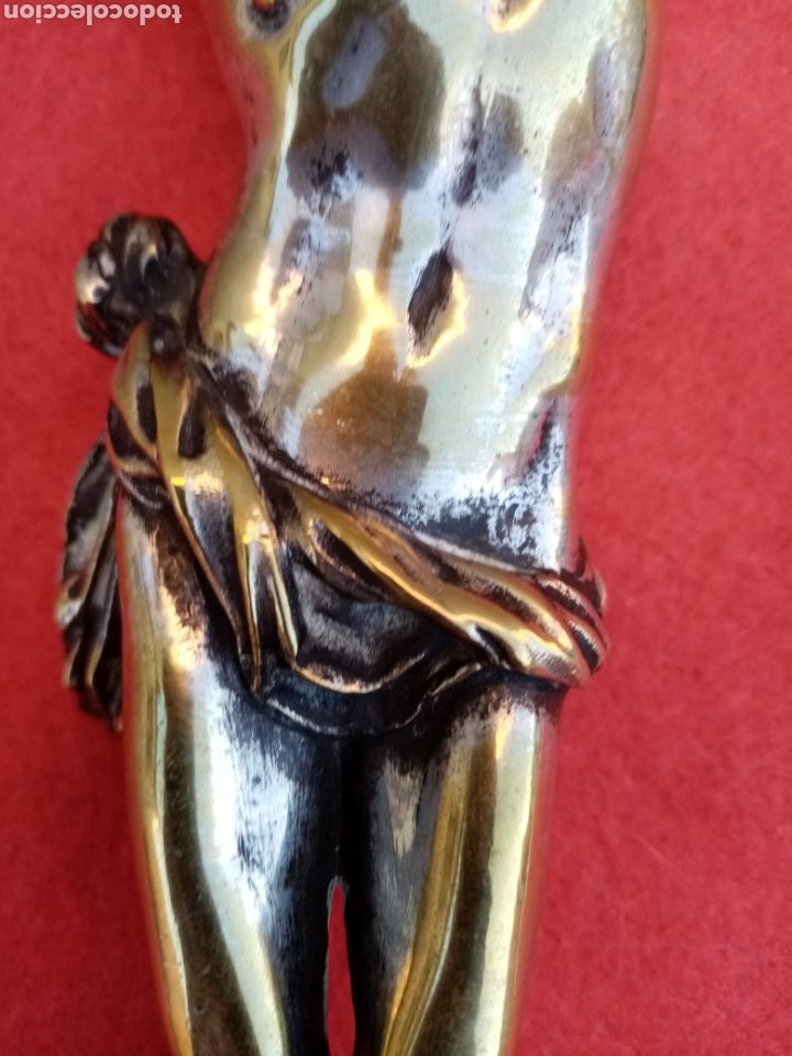 Antig&uuml;edades: Cristo realizado en metal - Foto 4
