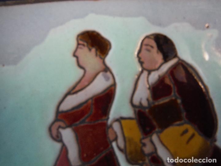 Antig&uuml;edades: AZULEJO MENSAQUE - Foto 3