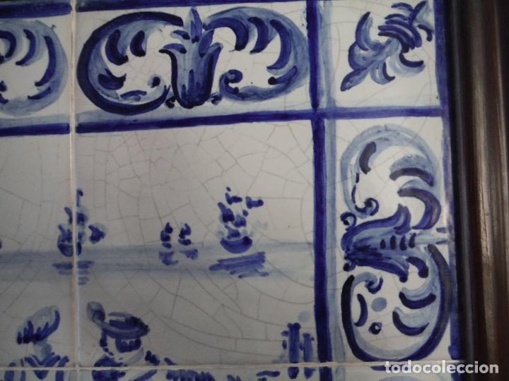 Antig&uuml;edades: CUADRO DE AZULEJOS ANTIGUO - Foto 5