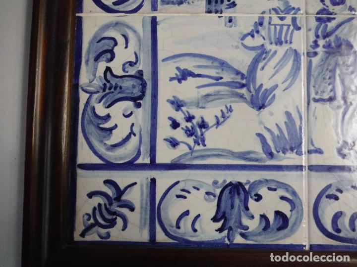 Antig&uuml;edades: CUADRO DE AZULEJOS ANTIGUO - Foto 6