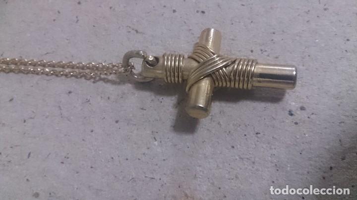 Antig&uuml;edades: Cruz con cadena dorada m40 - Foto 4