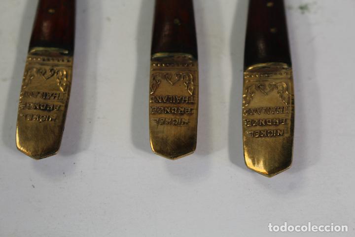 Antig&uuml;edades: 6 cucharas tailandesas de caf&eacute; - Foto 7