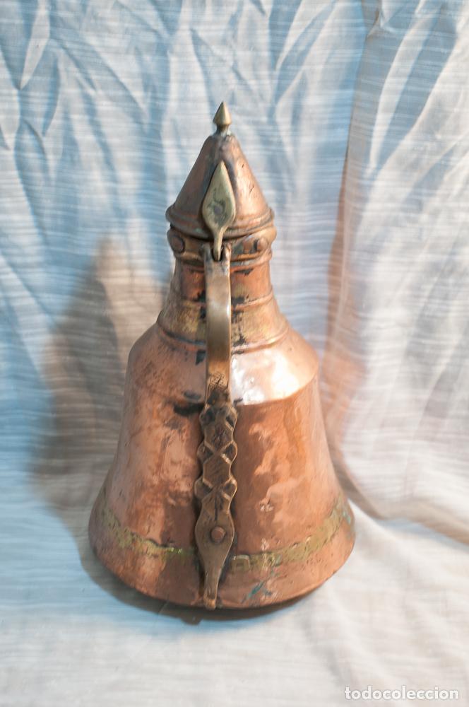 Antig&uuml;edades: JARRA DE COBRE PARA AGUA - Foto 2