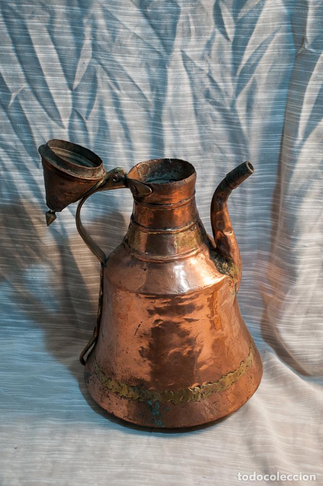 Antig&uuml;edades: JARRA DE COBRE PARA AGUA - Foto 3