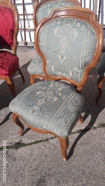 Antig&uuml;edades: 6 sillas Isabelinas - Foto 7