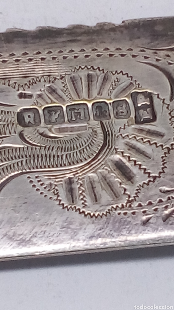 Antig&uuml;edades: Cuchillo de plata antiguo con mango baquelita - Foto 4