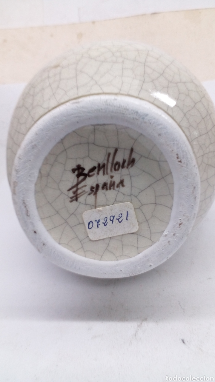 Antig&uuml;edades: Jarra de ceramica Benlloch - Foto 2