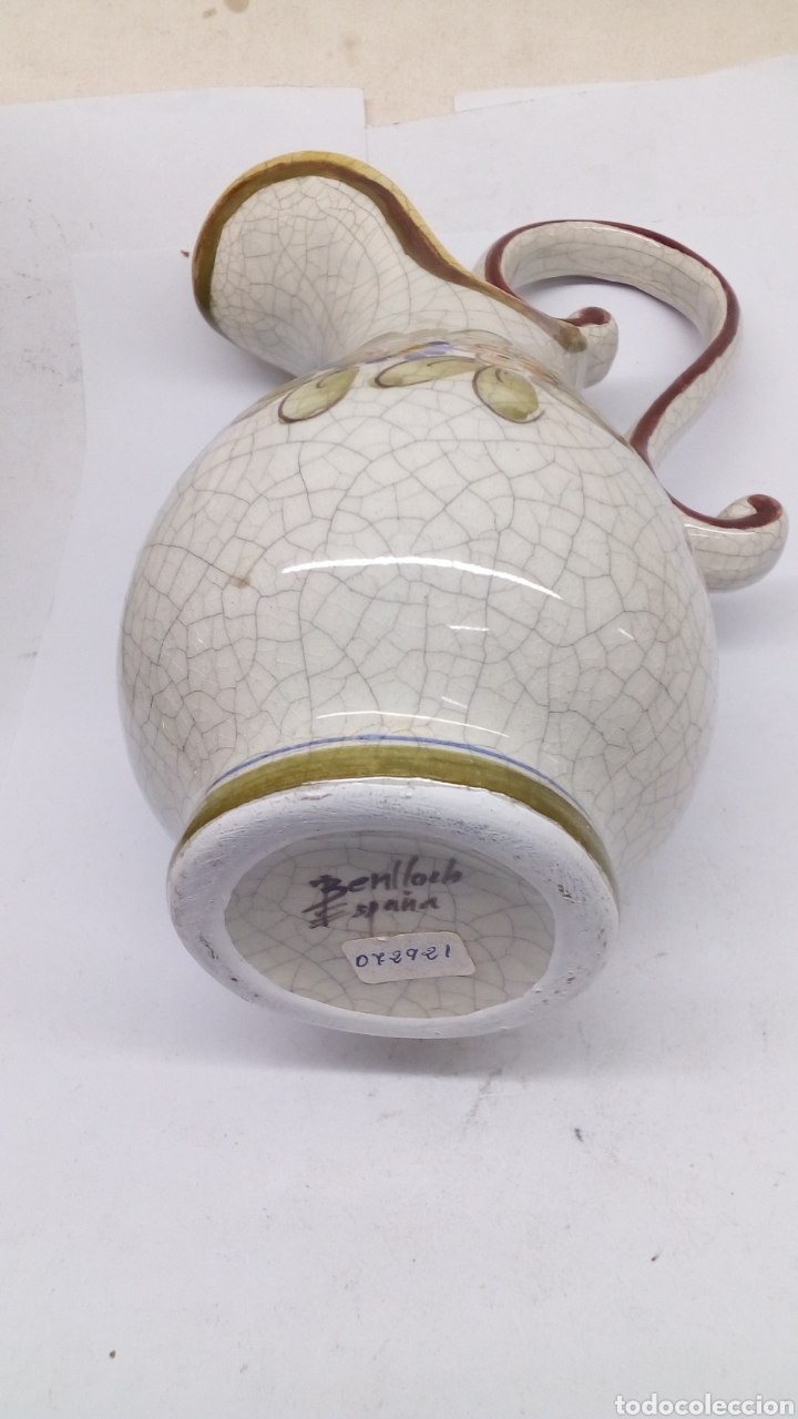 Antig&uuml;edades: Jarra de ceramica Benlloch - Foto 3