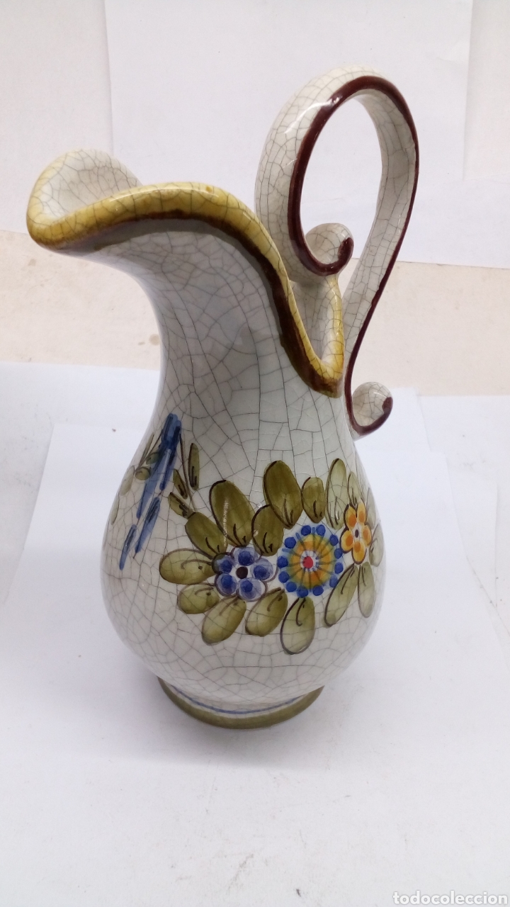 Antig&uuml;edades: Jarra de ceramica Benlloch - Foto 1