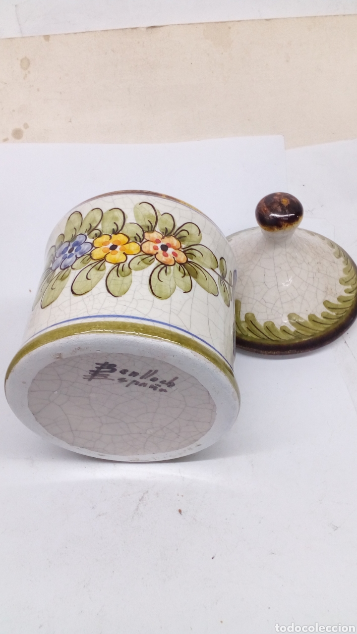 Antig&uuml;edades: Bote de porcelana con tapa - Foto 2
