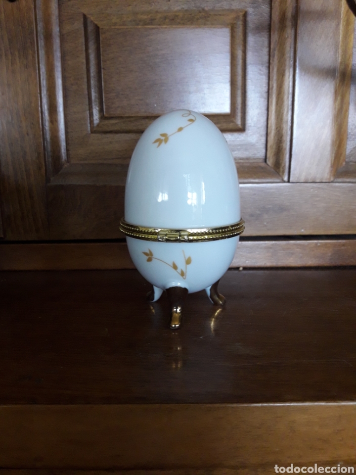 Antig&uuml;edades: Joyero de porcelana - Foto 2