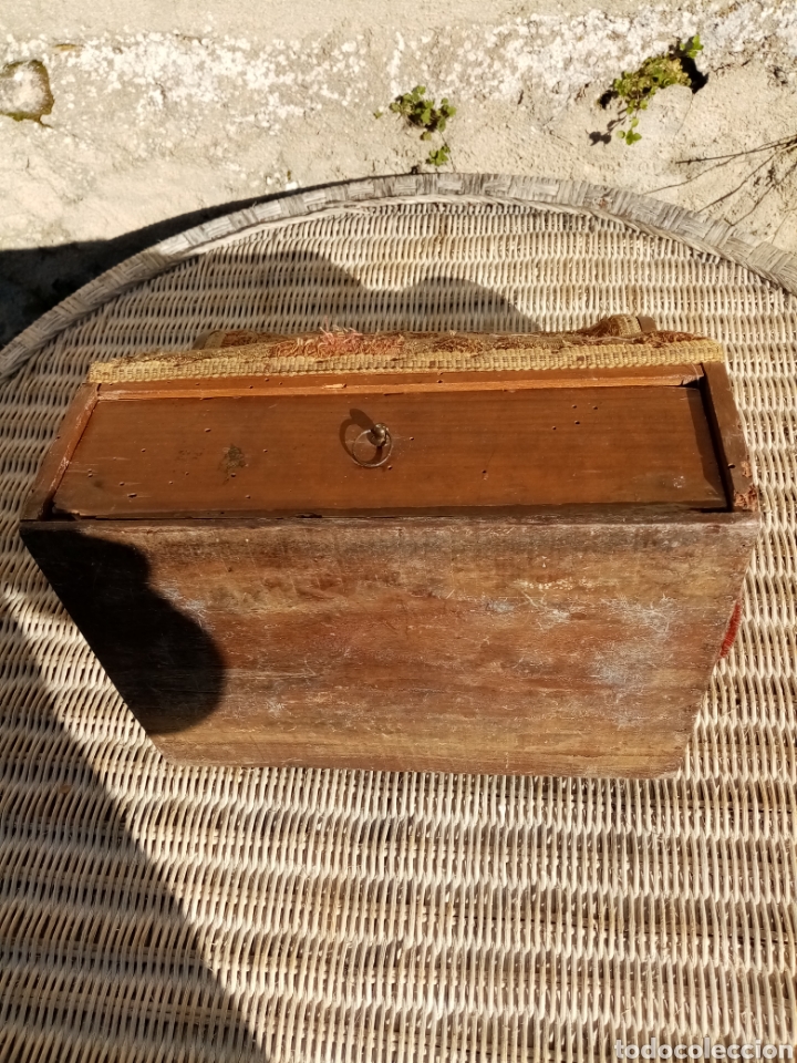 Antig&uuml;edades: Caja bastidor bolillos - Foto 3