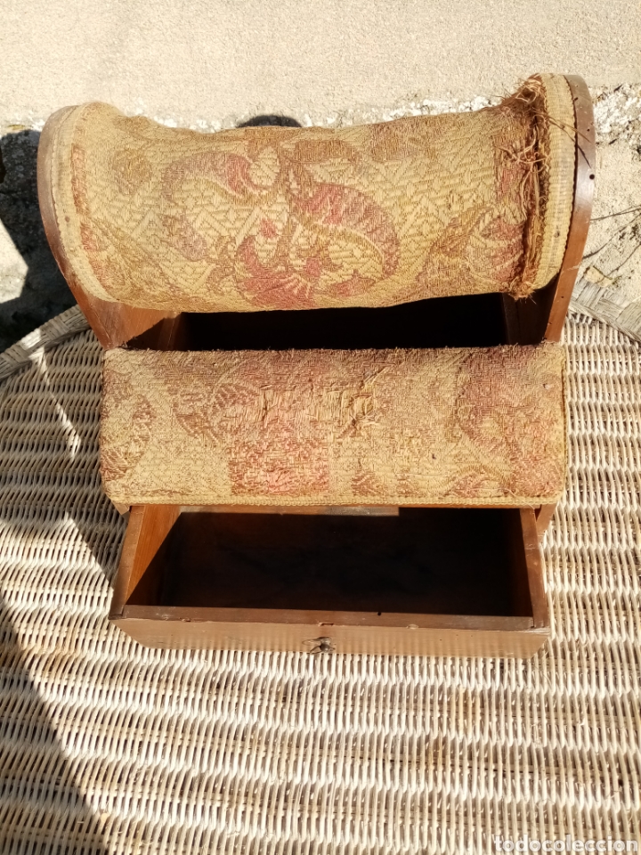 Antig&uuml;edades: Caja bastidor bolillos - Foto 7