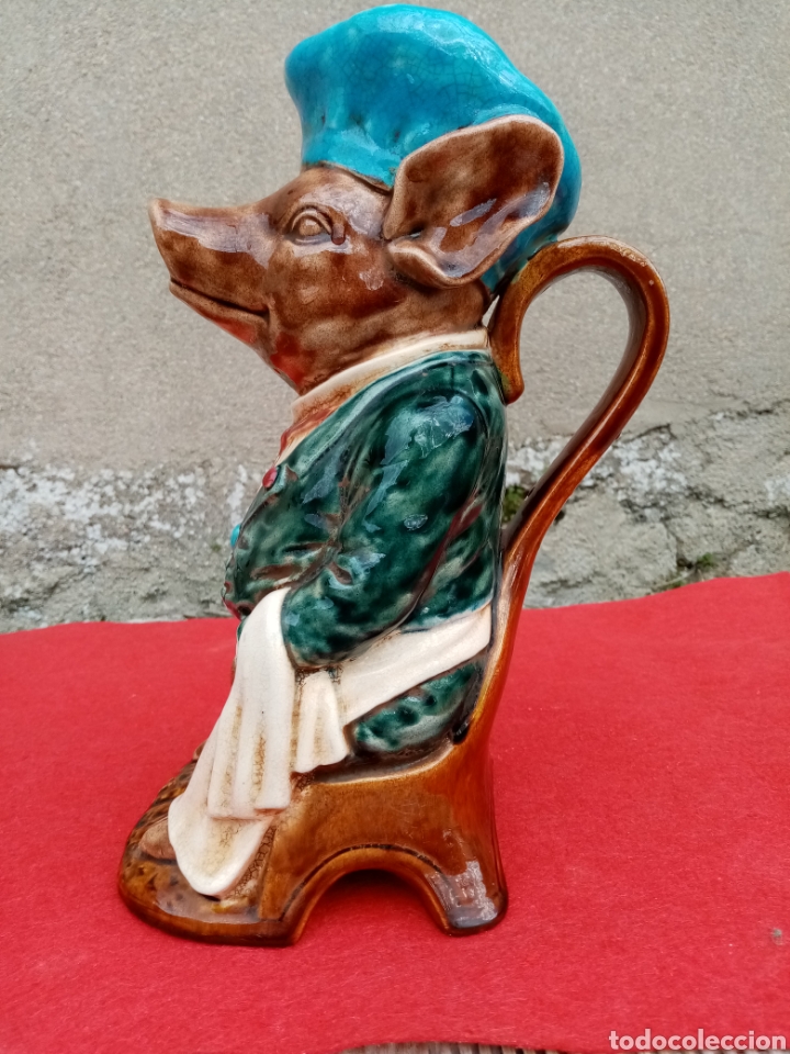Antig&uuml;edades: Jarra cerdito cocinero - Foto 4