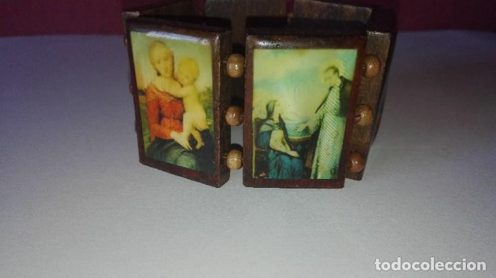 Antig&uuml;edades: PULSERA EXTENSIBLE ESTAMPAS DE SANTOS - Foto 4