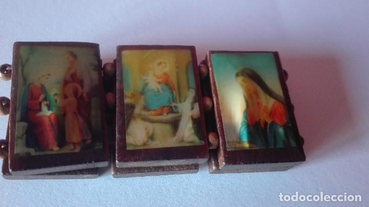 Antig&uuml;edades: PULSERA EXTENSIBLE ESTAMPAS DE SANTOS - Foto 7