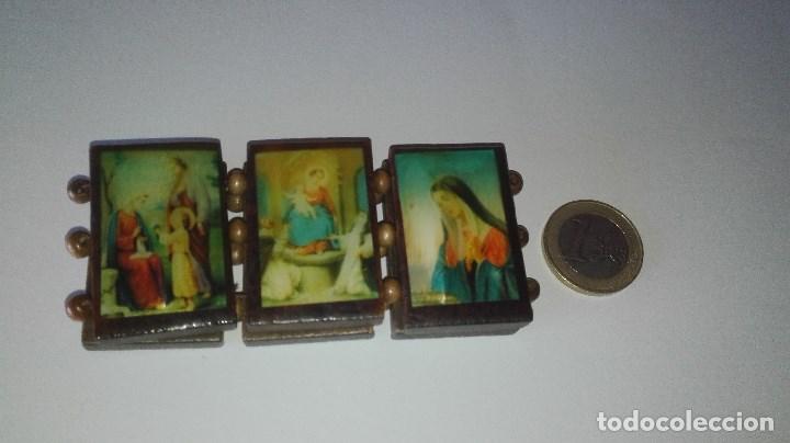 Antig&uuml;edades: PULSERA EXTENSIBLE ESTAMPAS DE SANTOS - Foto 8