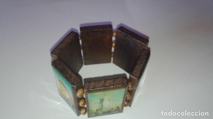 Antig&uuml;edades: PULSERA EXTENSIBLE ESTAMPAS DE SANTOS - Foto 9