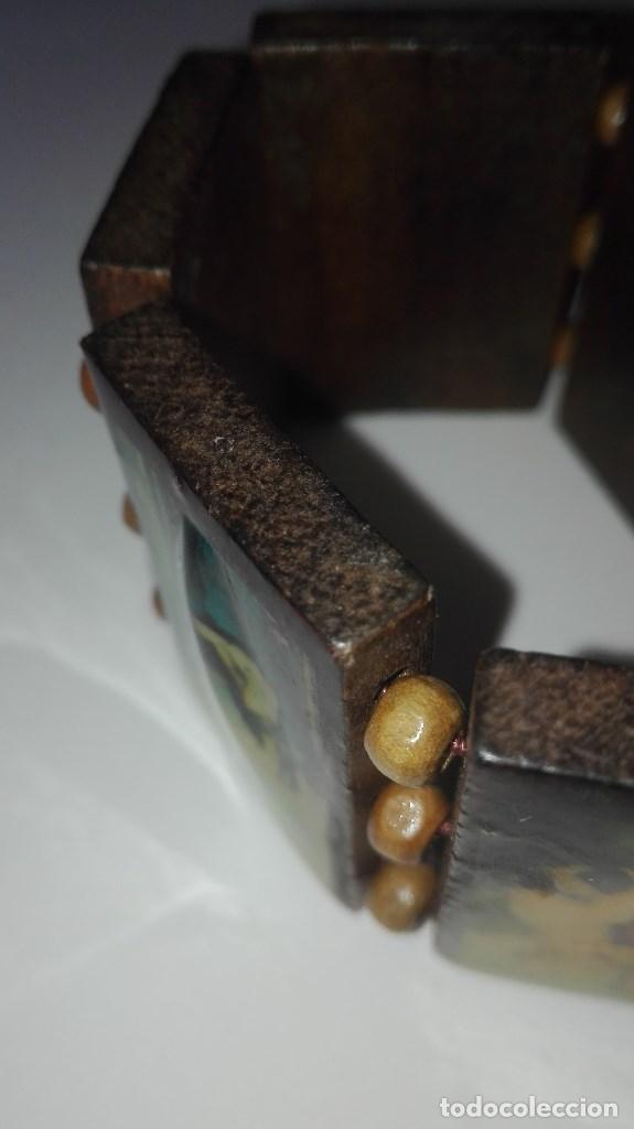 Antig&uuml;edades: PULSERA EXTENSIBLE ESTAMPAS DE SANTOS - Foto 12