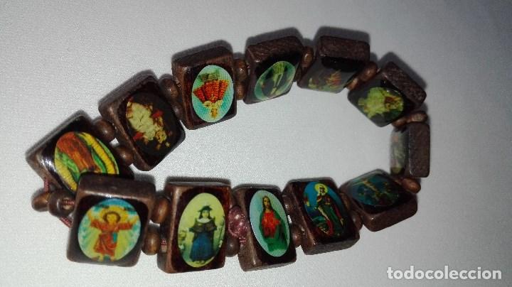 Antig&uuml;edades: PULSERA EXTENSIBLE RELIGIOSA - Foto 1