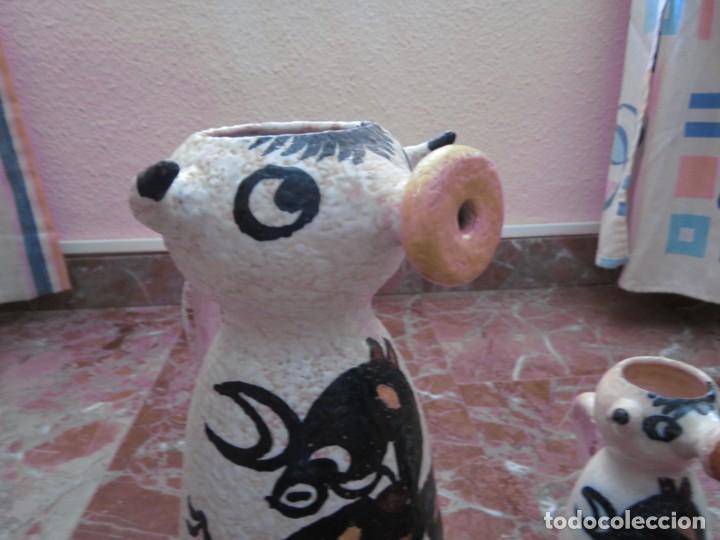 Antig&uuml;edades: JARRAS DE VACA DE CERAMICA - Foto 2
