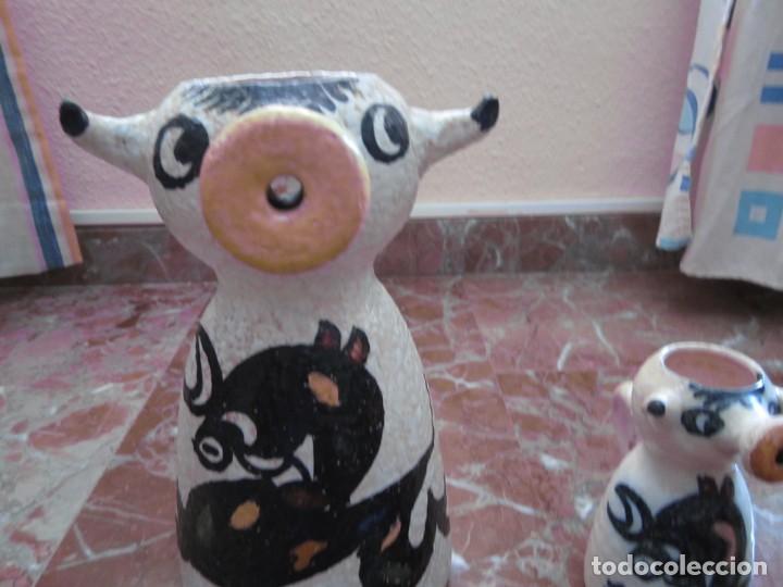 Antig&uuml;edades: JARRAS DE VACA DE CERAMICA - Foto 3