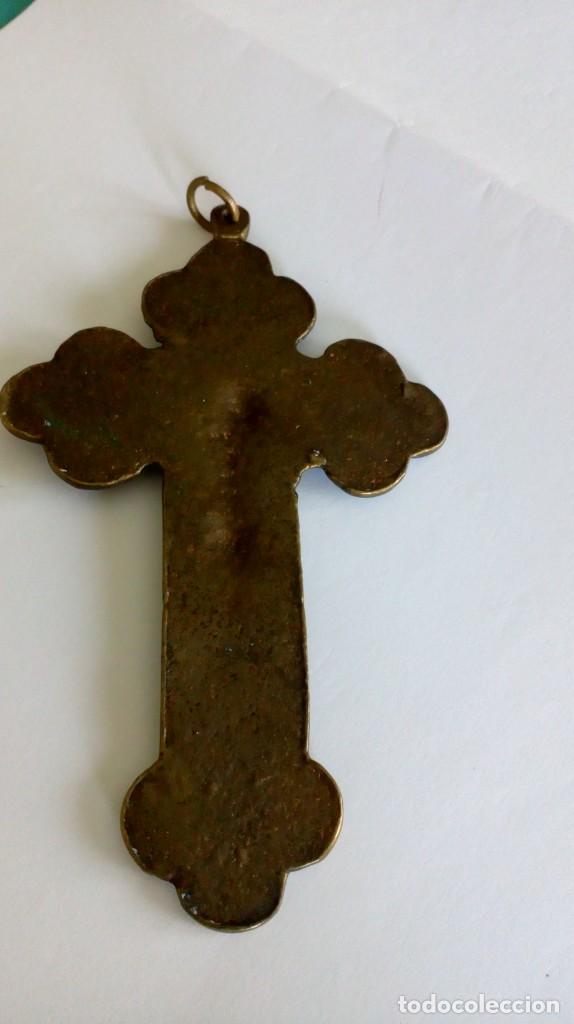 Antig&uuml;edades: ANTIGUA CRUZ DE BRONCE - Foto 3