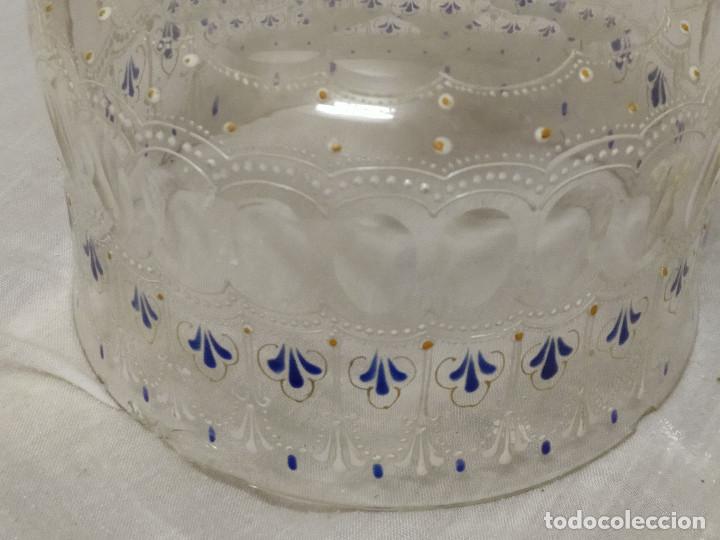 Antig&uuml;edades: Espectacular quesera de cristal tallado. - Foto 2