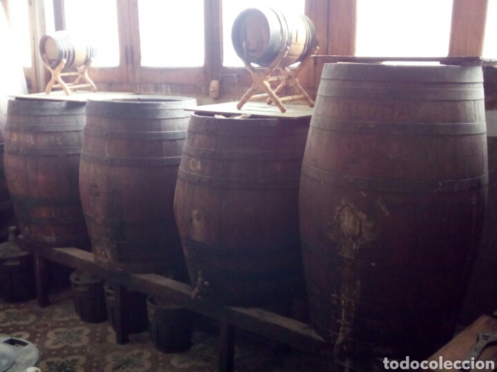 Antig&uuml;edades: 3 Barriles 100 litros a&ntilde;o 1920-25 - Foto 1