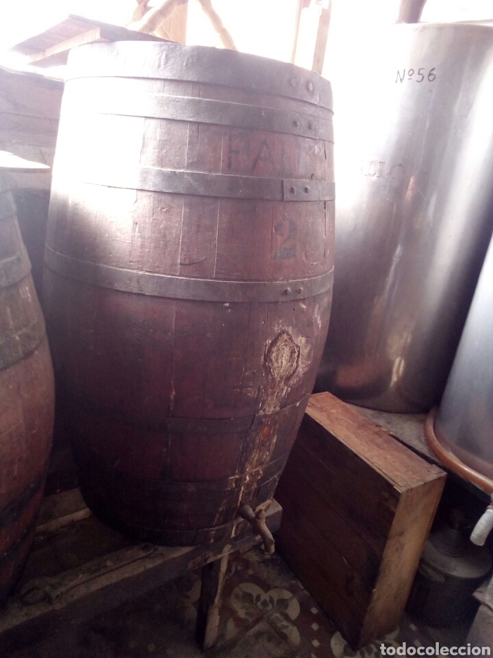 Antig&uuml;edades: Barril 150litros a&ntilde;o 1920-25 - Foto 1