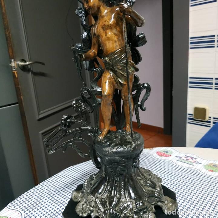 Antig&uuml;edades: Figura de calamina modernista - Foto 2