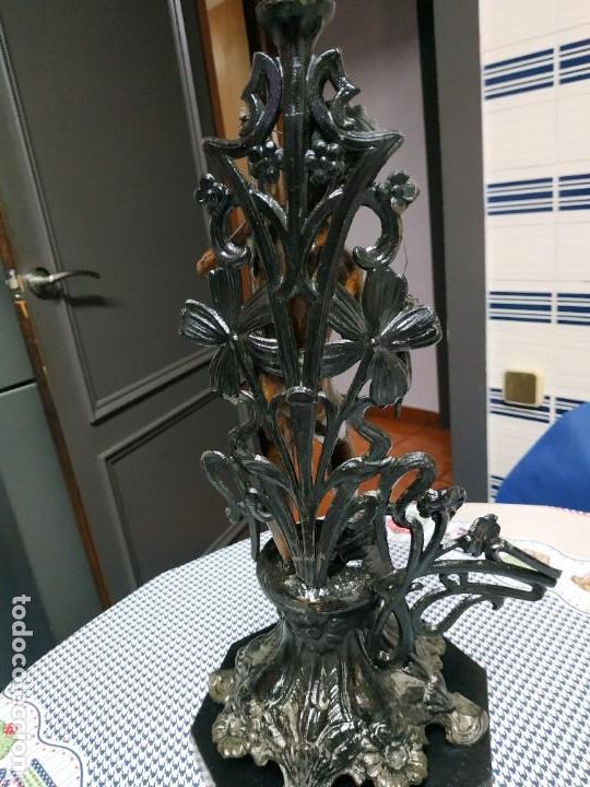 Antig&uuml;edades: Figura de calamina modernista - Foto 7