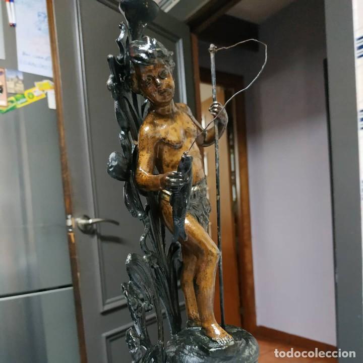 Antig&uuml;edades: Figura de calamina modernista - Foto 9