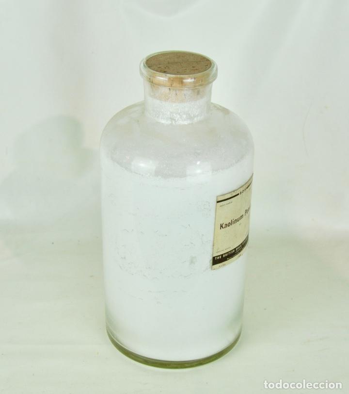 Antig&uuml;edades: Gran frasco farmacia con caol&iacute;n - Foto 4