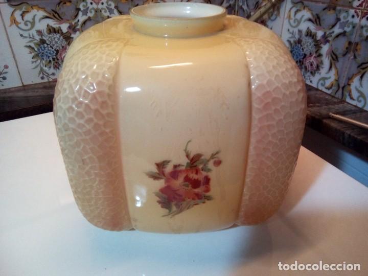 Antig&uuml;edades: * TULIPA ,GLOBO DE OPALINA DECO. 22 CM. (R:B/h) - Foto 2