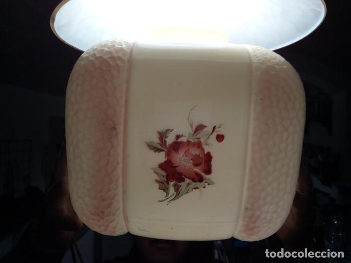 Antig&uuml;edades: * TULIPA ,GLOBO DE OPALINA DECO. 22 CM. (R:B/h) - Foto 5