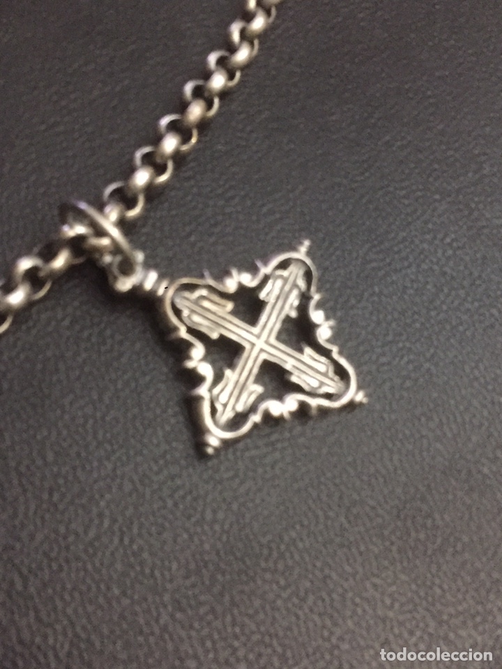 Antig&uuml;edades: Pulsera de plata cruz de Calatrava - Foto 2