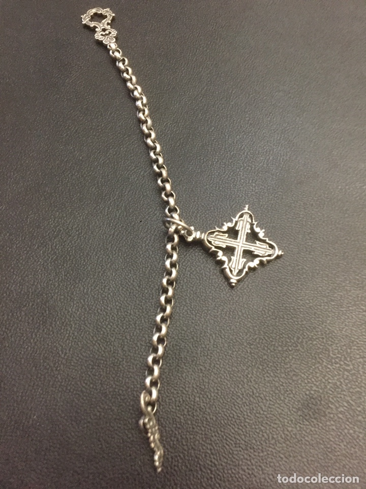 Antig&uuml;edades: Pulsera de plata cruz de Calatrava - Foto 4