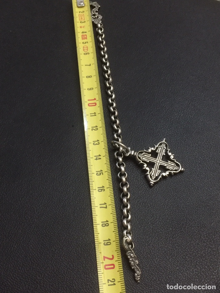 Antig&uuml;edades: Pulsera de plata cruz de Calatrava - Foto 6