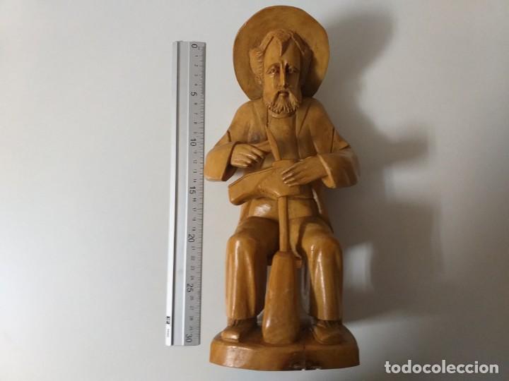 Antig&uuml;edades: Estatuilla de madera tallada - Foto 2