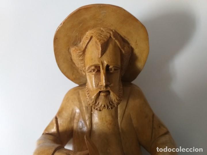 Antig&uuml;edades: Estatuilla de madera tallada - Foto 3