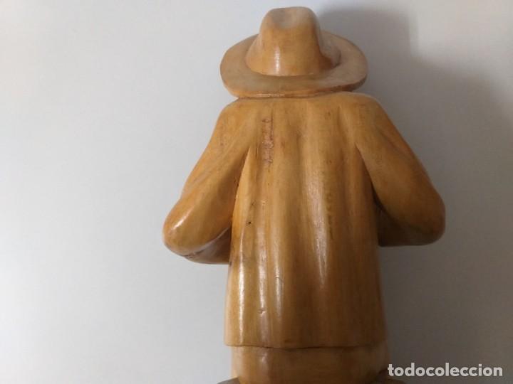 Antig&uuml;edades: Estatuilla de madera tallada - Foto 7
