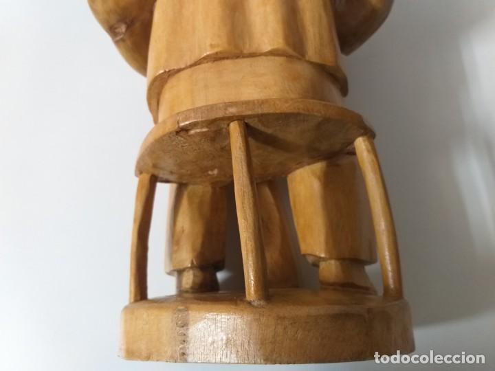 Antig&uuml;edades: Estatuilla de madera tallada - Foto 8