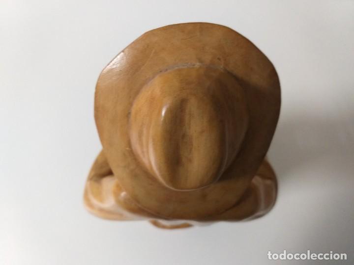 Antig&uuml;edades: Estatuilla de madera tallada - Foto 10
