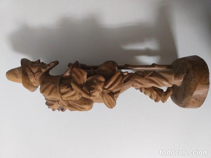 Antig&uuml;edades: Estatuilla de madera tallada - Foto 2
