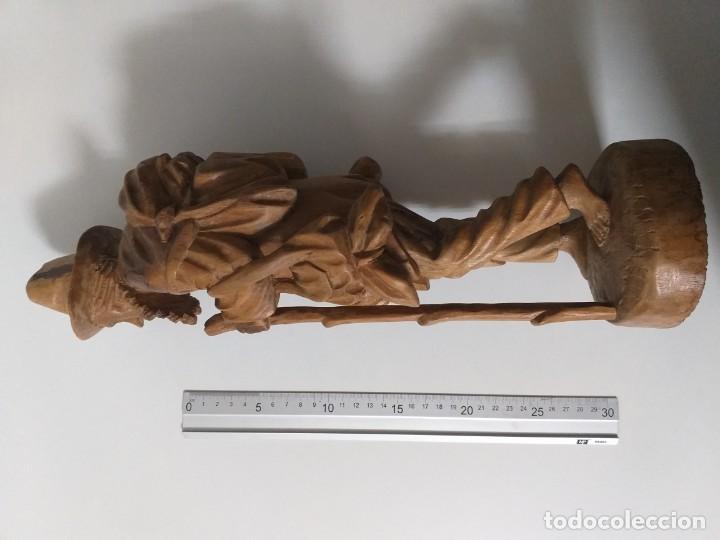 Antig&uuml;edades: Estatuilla de madera tallada - Foto 4