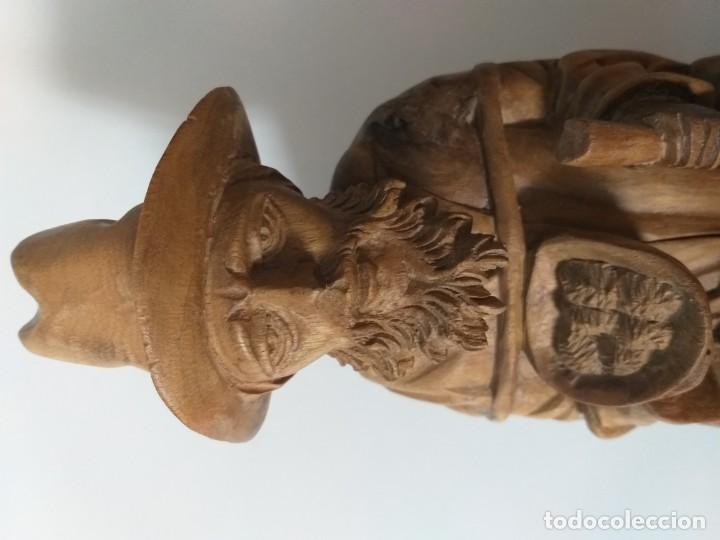 Antig&uuml;edades: Estatuilla de madera tallada - Foto 5