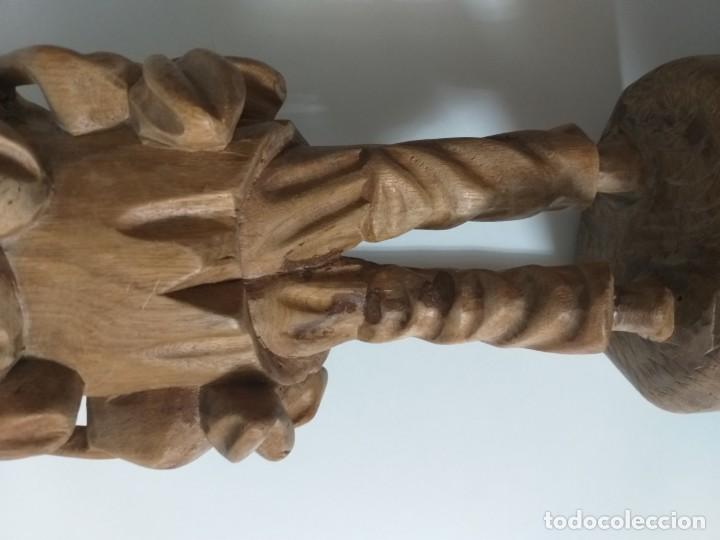 Antig&uuml;edades: Estatuilla de madera tallada - Foto 8