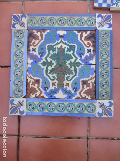 Antig&uuml;edades: Composicion de azulejos Ramos Rejano - Foto 1